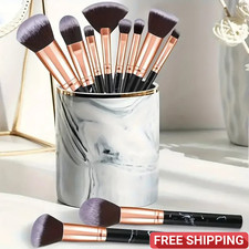 10 Pcs Kabuki Make up Brushes