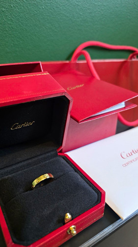 Cartier 18ct yellow gold band - yellow,