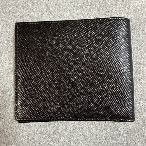 Prada saffiano leather fold - prada, bi-fold