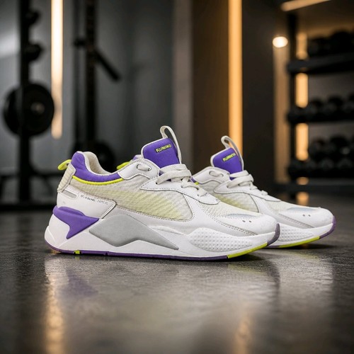Puma white purple - ", rs-x