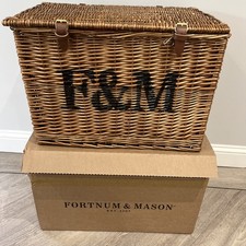 Fortnum & Mason Large Wicker Hamper basket