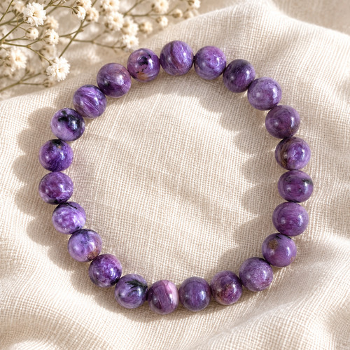 Natural charoite crystal - charoite,