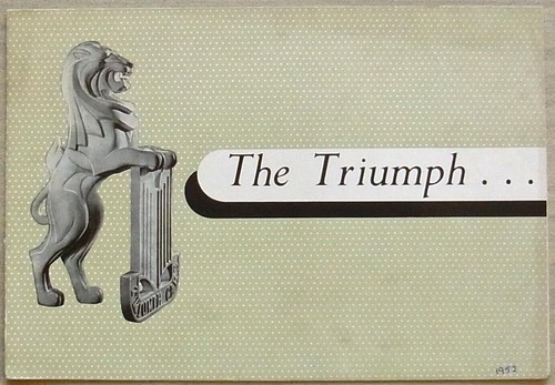 Triumph renown saloon - renown, &