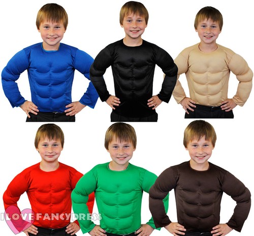 Child padded muscle - padded, chest