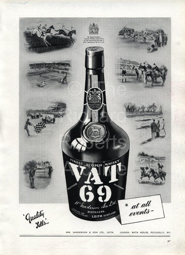 Original 1953 advert - , vat