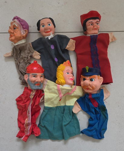 Vintage rubber headed hand - vintage,