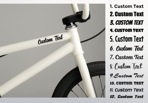 Personalised bike name - bike,