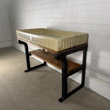 Huge Antique Shallow Fluted