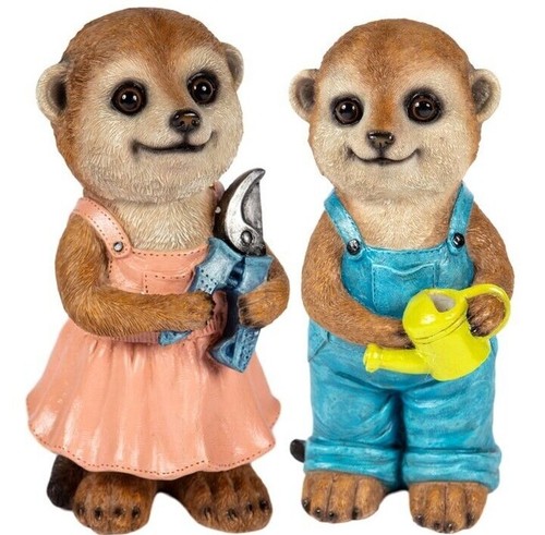 Meerkat garden ornament - garden,
