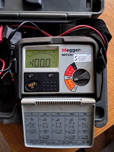 Megger mit320 megohmmeter - megger,