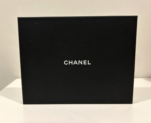 Chanel empty box black gift - chanel,