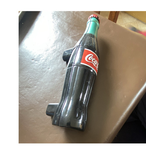 Coca cola bottle shaped fridge - coca-cola,