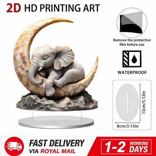 Sleeping elephant figurine - elephant,