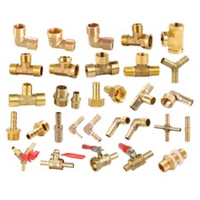 BRASS PIPE FITTING BARBED
