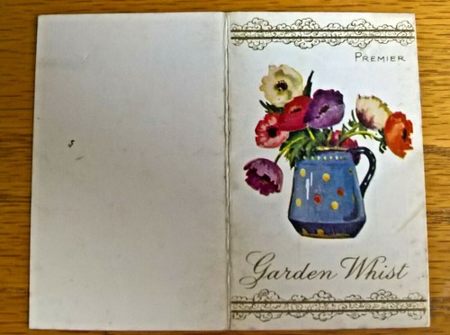 Garden whist score - garden,