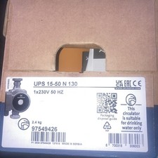 Grundfos Ups 15/50 N 130 Hot Water Service Circulator Pump