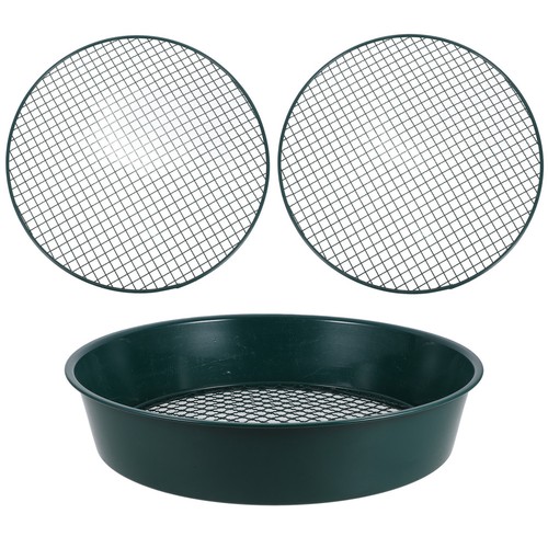 Iron garden soil sifter - iron,