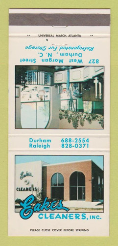 Matchbook cover eakes - cover,
