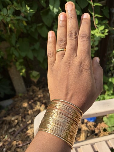 Gold tone multi - gold, cuff