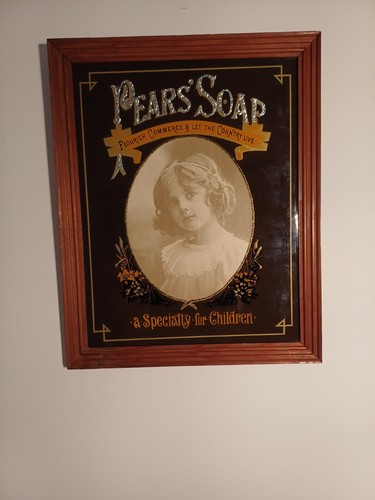 Vintage pears soap mirror - vintage,