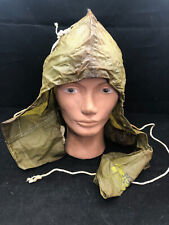 Original WW2 Canadian Army Camouflaged Smock Anti-Gas Hood 1943 Dated -Old Stock
