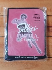 Silkies Ultra TLC Total Leg Control Nylon Support Tights - XL Dark Navy