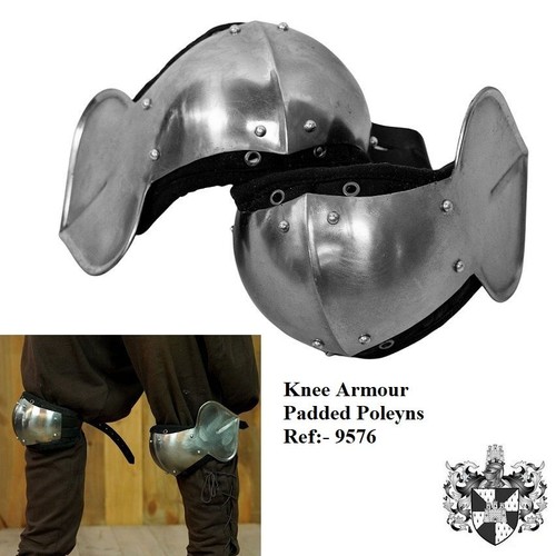 Medieval padded knee - padded, armour