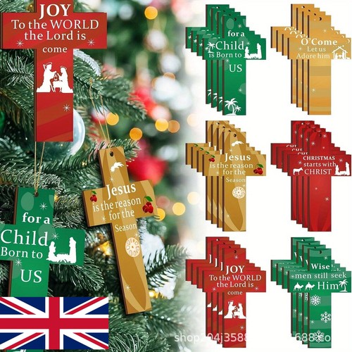 24pcs christmas cross - 24pcs,