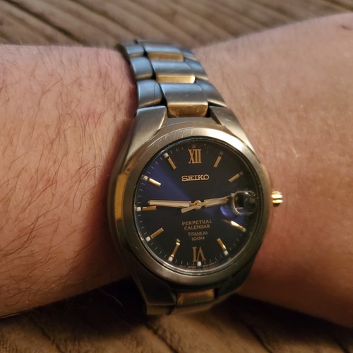 Seiko titanium perpetual - titanium,