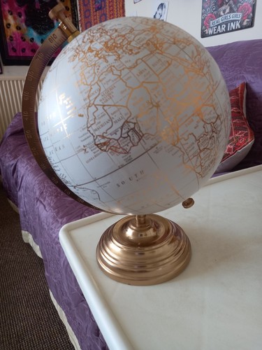 Vintage world globe - world,