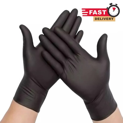 Nitrile gloves black - gloves,