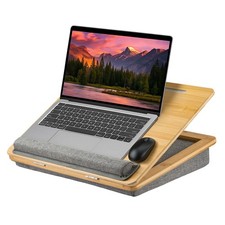 Portable Laptop Tray  Lap Desk Laptop Tray with Cushion Ergonomic Design