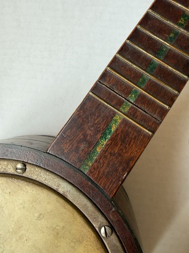 Vintage unmarked wood - vintage, banjo