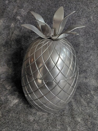 Silver metal pineapple ice - silver,