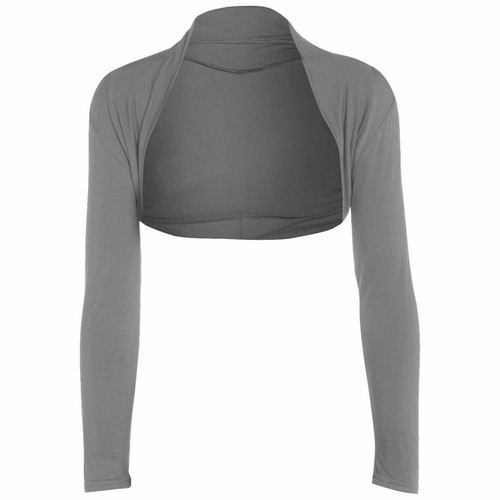 Womens plain shrug cropped - womens,