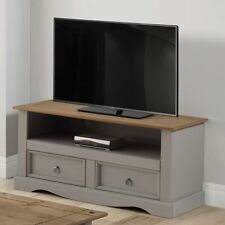 Corona TV Unit Grey Wax Flat
