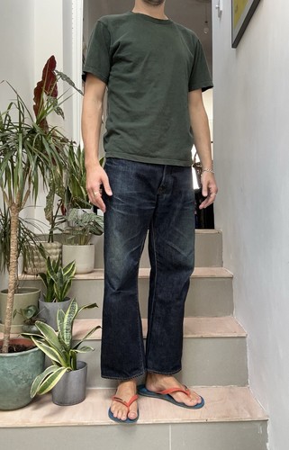 Momotaro dark wash denim jeans - denim,