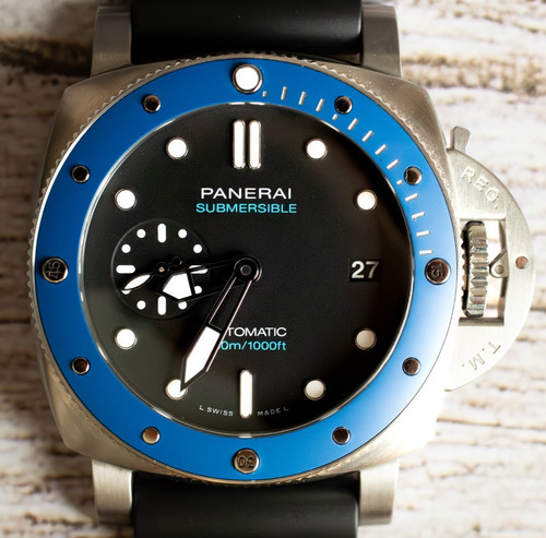 Panerai submersible azzurro - panerai,