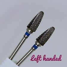 Carbide Nail Drill Bit Blue Medium Gel acrylic removal Corn Left Hand 1pc