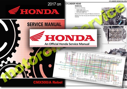 Honda cmx 500 rebel - 500, workshop