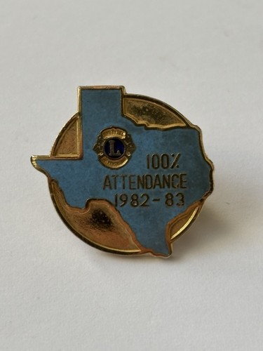 The lions club - 100%, attendance