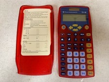 Texas Instruments 10 Basic Calculator TI-10 Red / Brand  New / Sealed