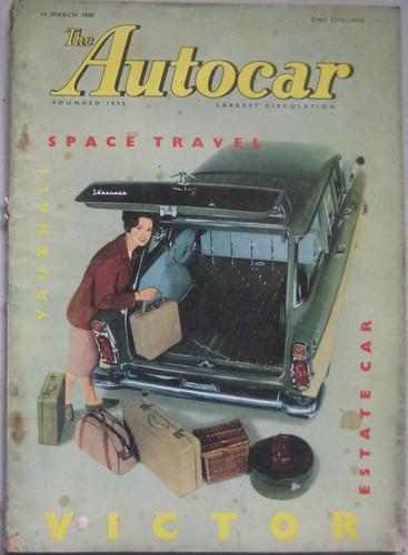 Autocar magazine 1960 - magazine, 11/3/1960