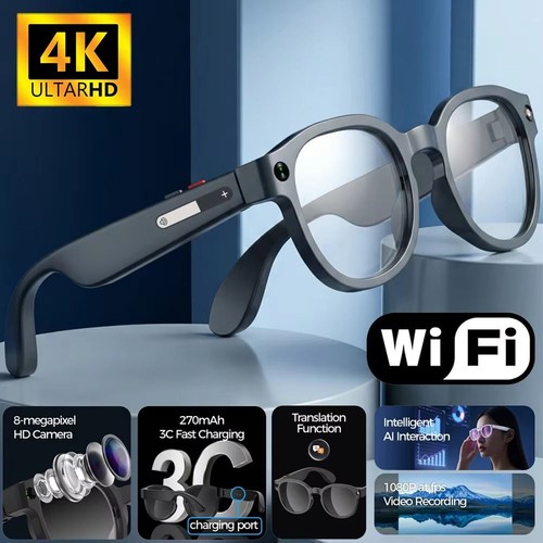Smart glasses 8mp camera - smart,