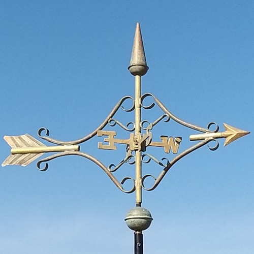 Large copper victorian arrow - large,