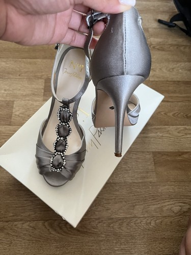 No1 jenny packham silver - silver, satin