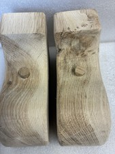 Pair Of Solid Handmade Oak