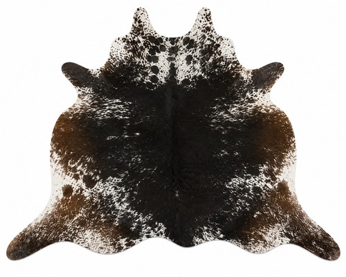 Natural cowhide rug - cowhide, genuine