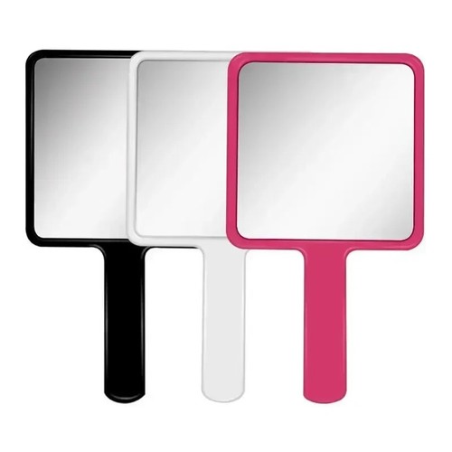 Hand held makeup mirror - hand,