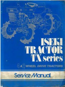 Iseki tractor tx1000 tx1000f - iseki,